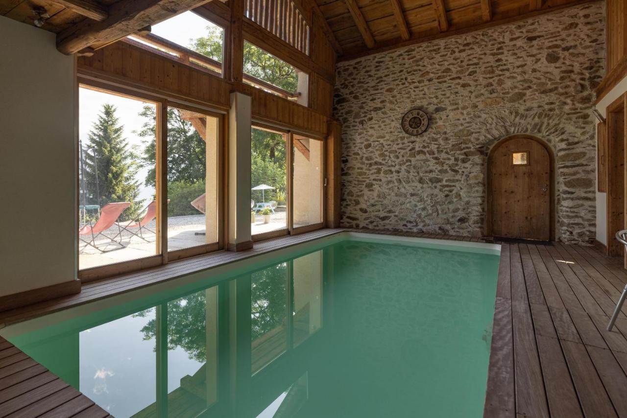 サン・ジェルヴェ・レ・バンFerme De Faustine 1 - Piscineアパートメント エクステリア 写真